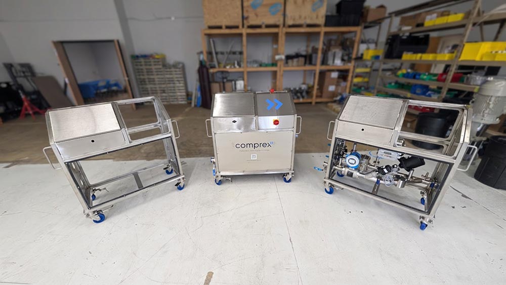 Comprex by Floco Process in stages of a custom build