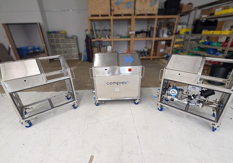 Comprex by Floco Process in stages of a custom build